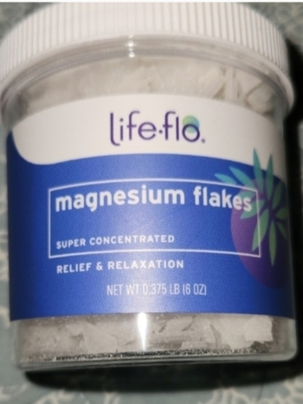 Life-flo Magnesium Flakes Jar